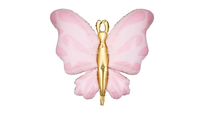 Balloon Pink Butterfly Foil