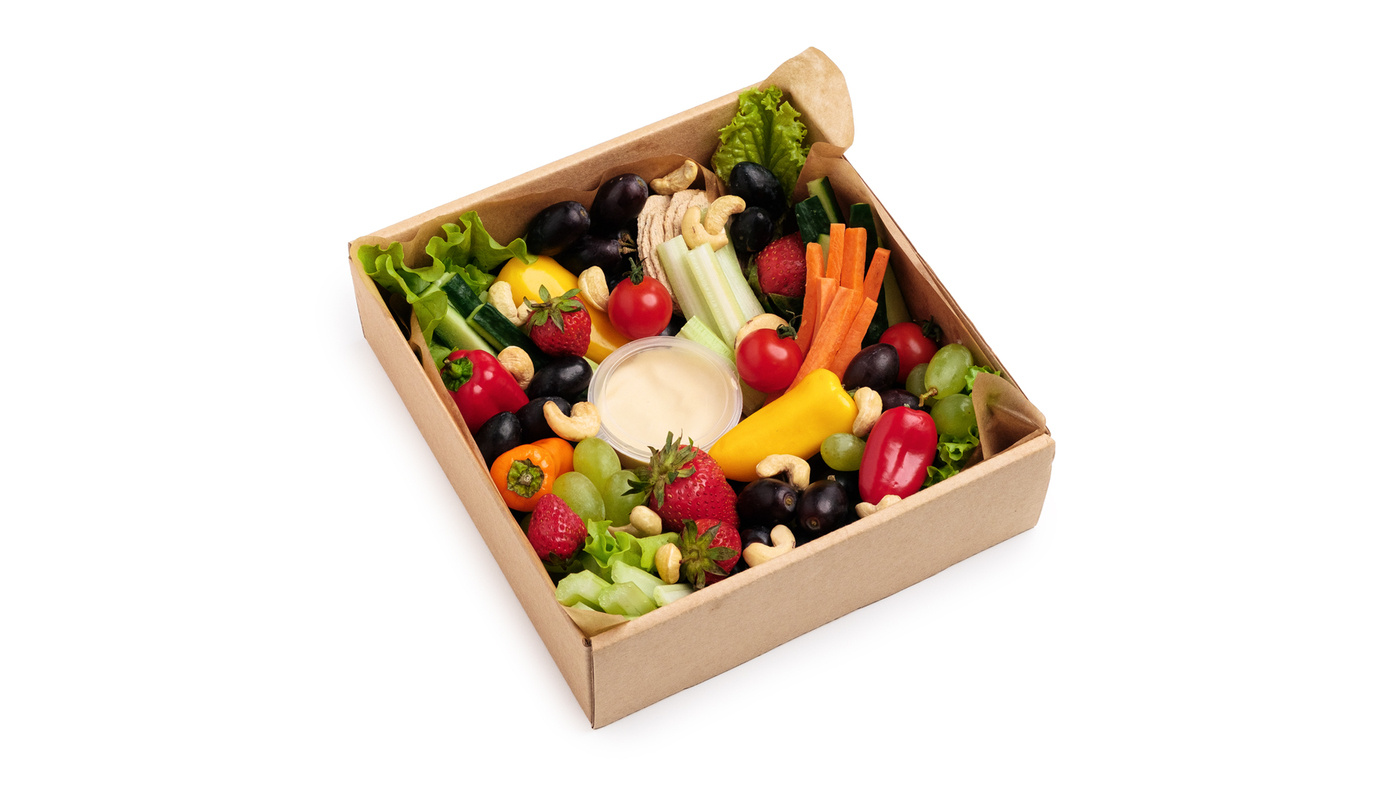 Fruit, Crudités and Dips Box
