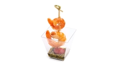 Prawn, Pesto & Cherry Tomato Bites