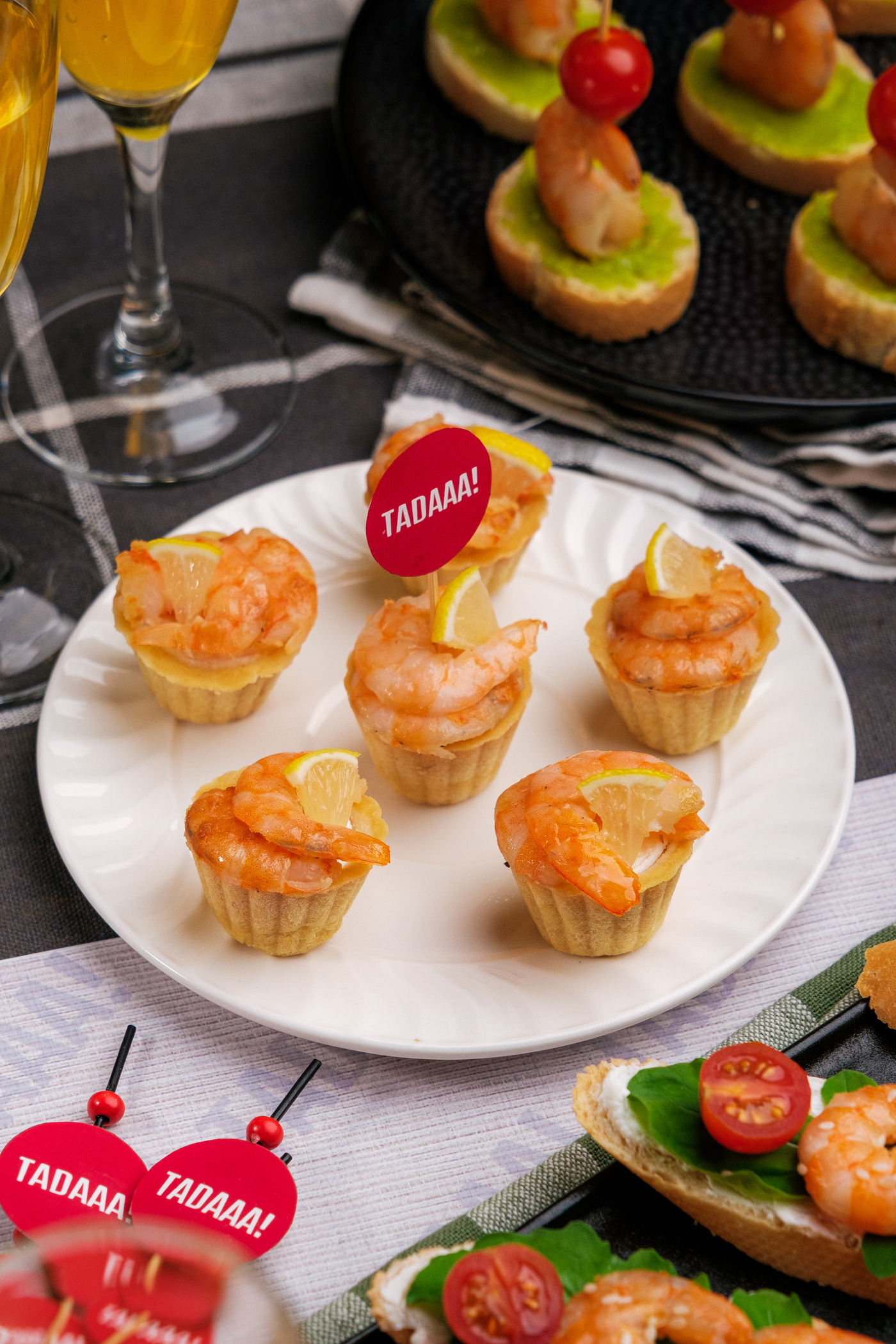 Prawn and Lemon Tartlet