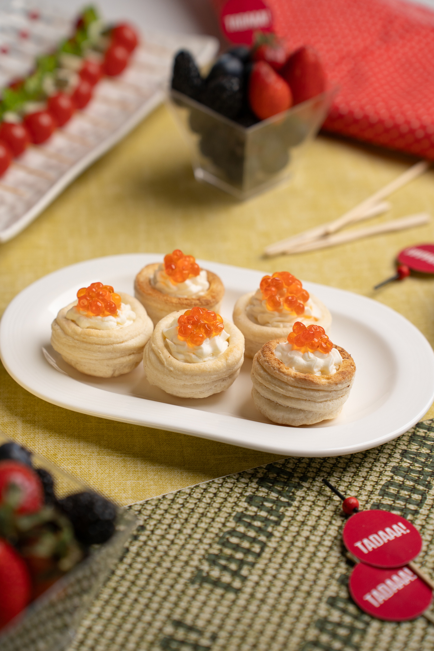 Red Caviar Tartlet