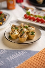 Mushroom & Herb Tartlet