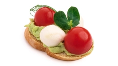 Caprese Avocado Tartine