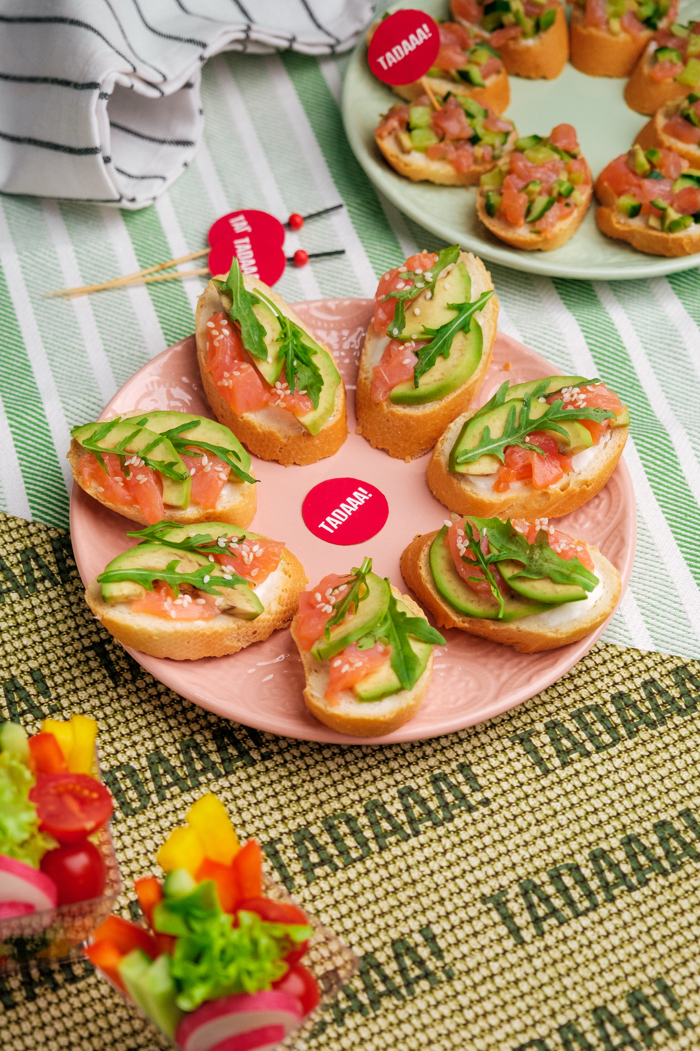 Avocado and Salmon Tartine