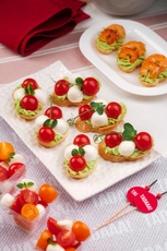 Caprese Avocado Tartine