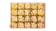 Ham Olivier and Crab Salad Cups