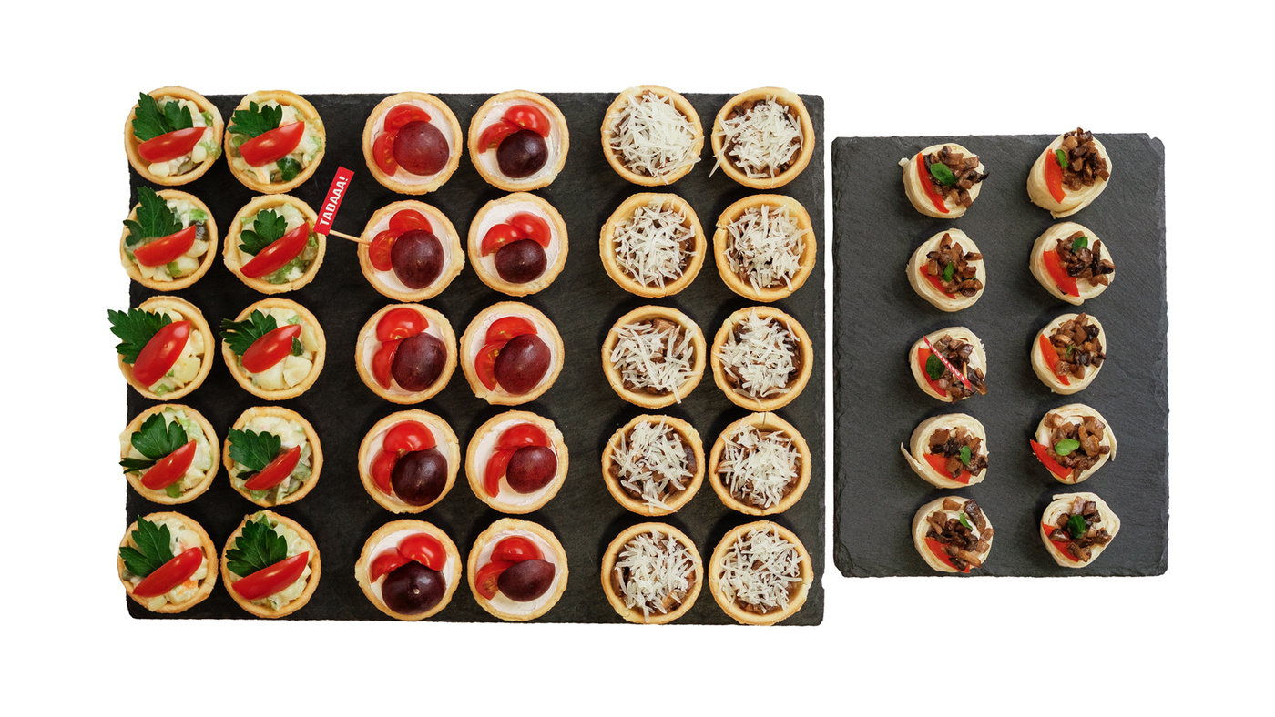 Chicken & Mushroom Tartlets and Roulades