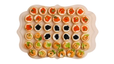 Oceanic Elegance Seafood Tartlet Platter