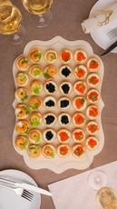 Oceanic Elegance Seafood Tartlet Platter