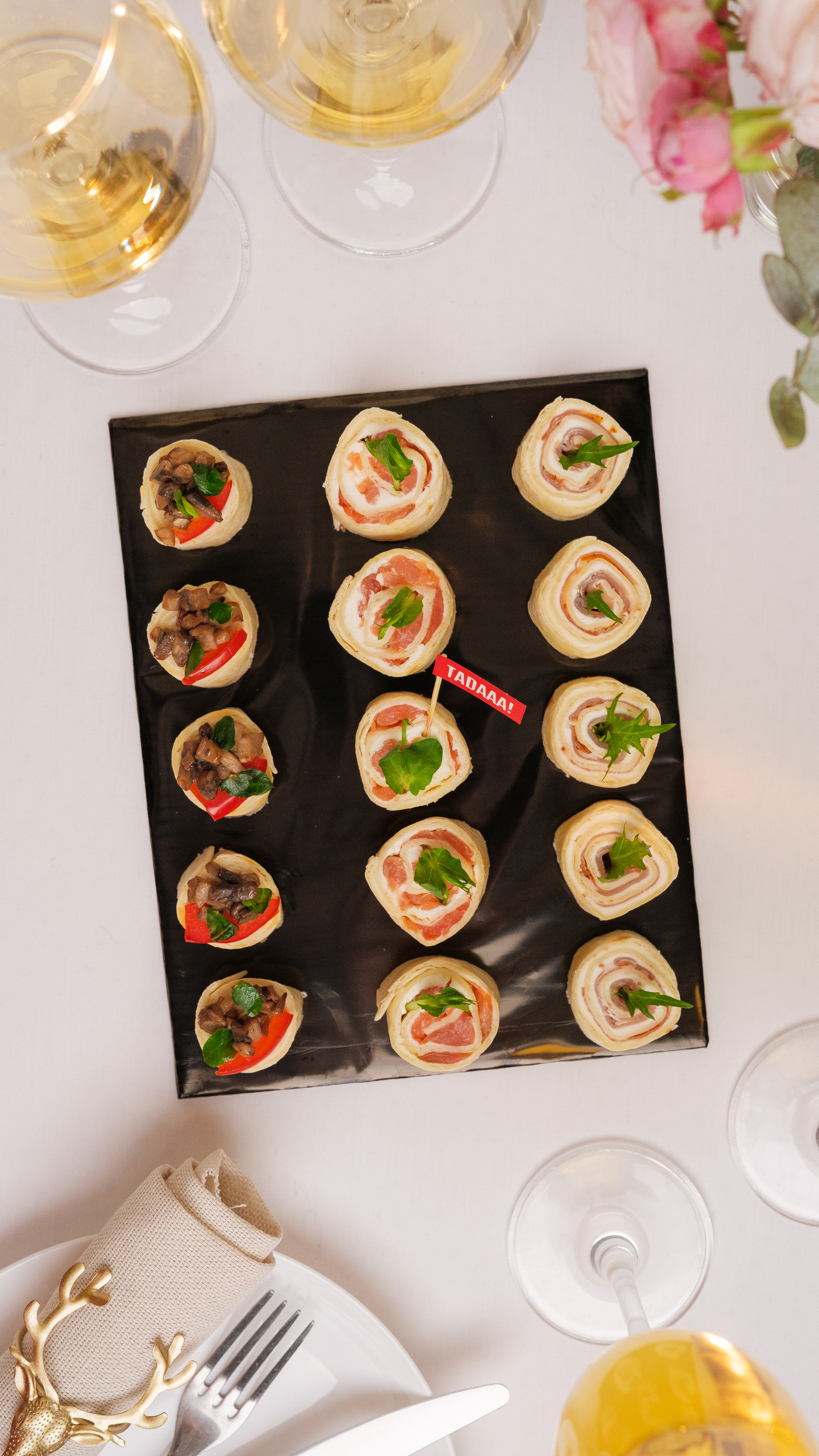 Mixed Roulades — Chicken, Salmon & Ham