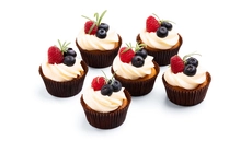 Fresh Berry Cupcakes