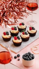 Fresh Berry Cupcakes
