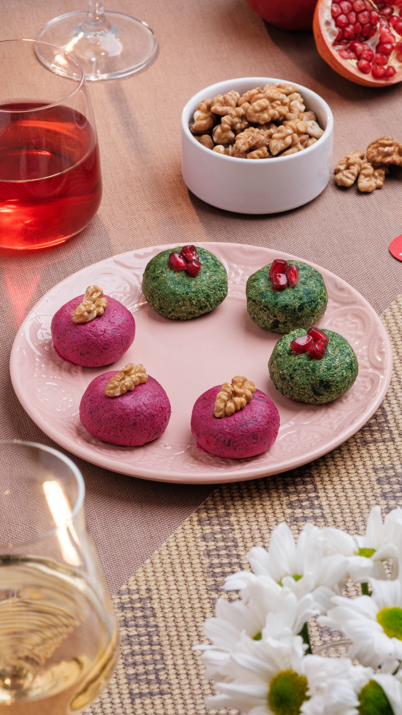 Beetroot & Spinach Pkhali