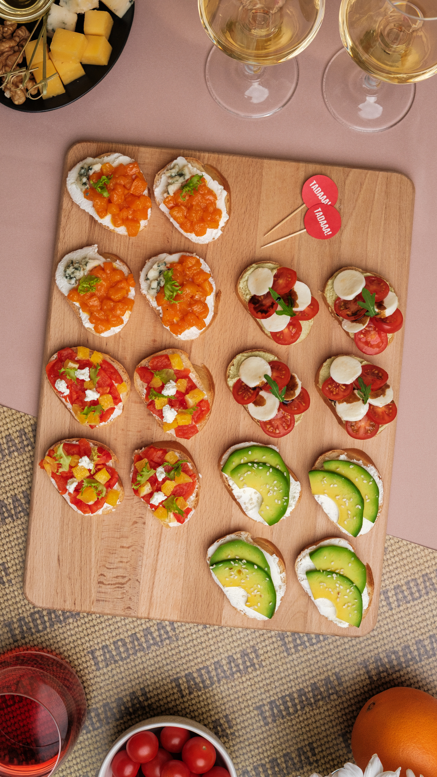 Veggie Tartine Selection of 16