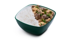 Mushroom Stroganoff with Rice