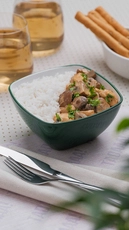 Mushroom Stroganoff with Rice