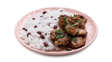 Jerk Chicken with Rice & Peas