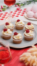 Vanilla Raspberry Cupcakes