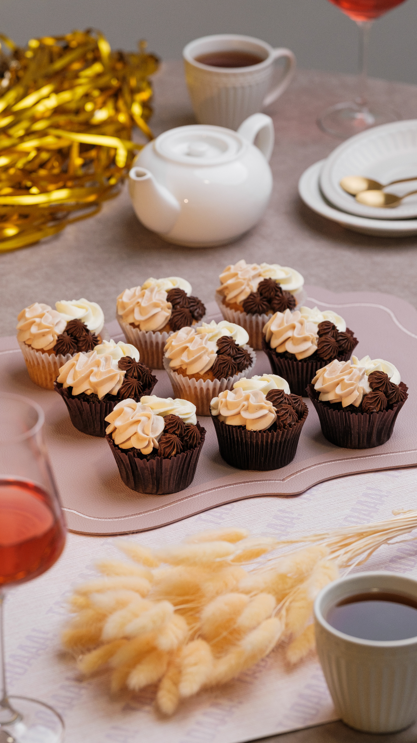 Marble Swirl Cupcakes