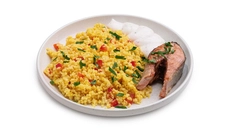 Salmon with Mint Jewelled Couscous