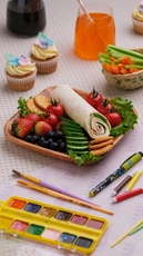 Kids Ham & Cheese Wrap Lunchbox