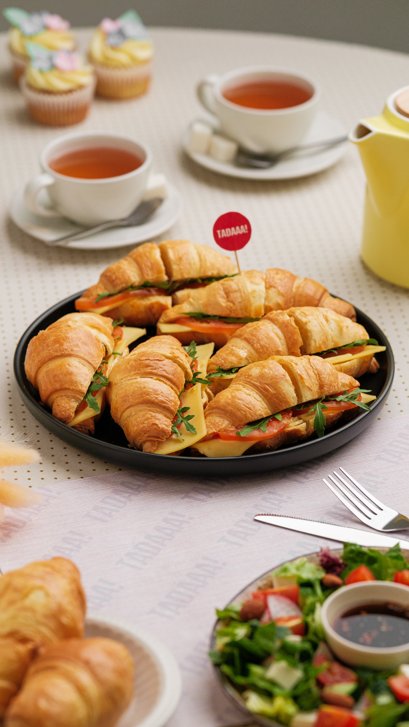 Cheese & Tomato Croissants