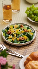 Orange, Grape & Stilton Salad Bowl