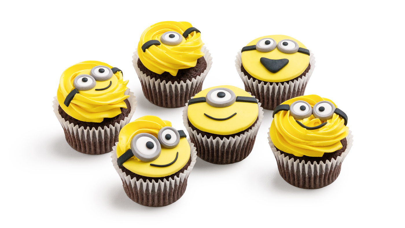Minion Chocolate Cupcakes