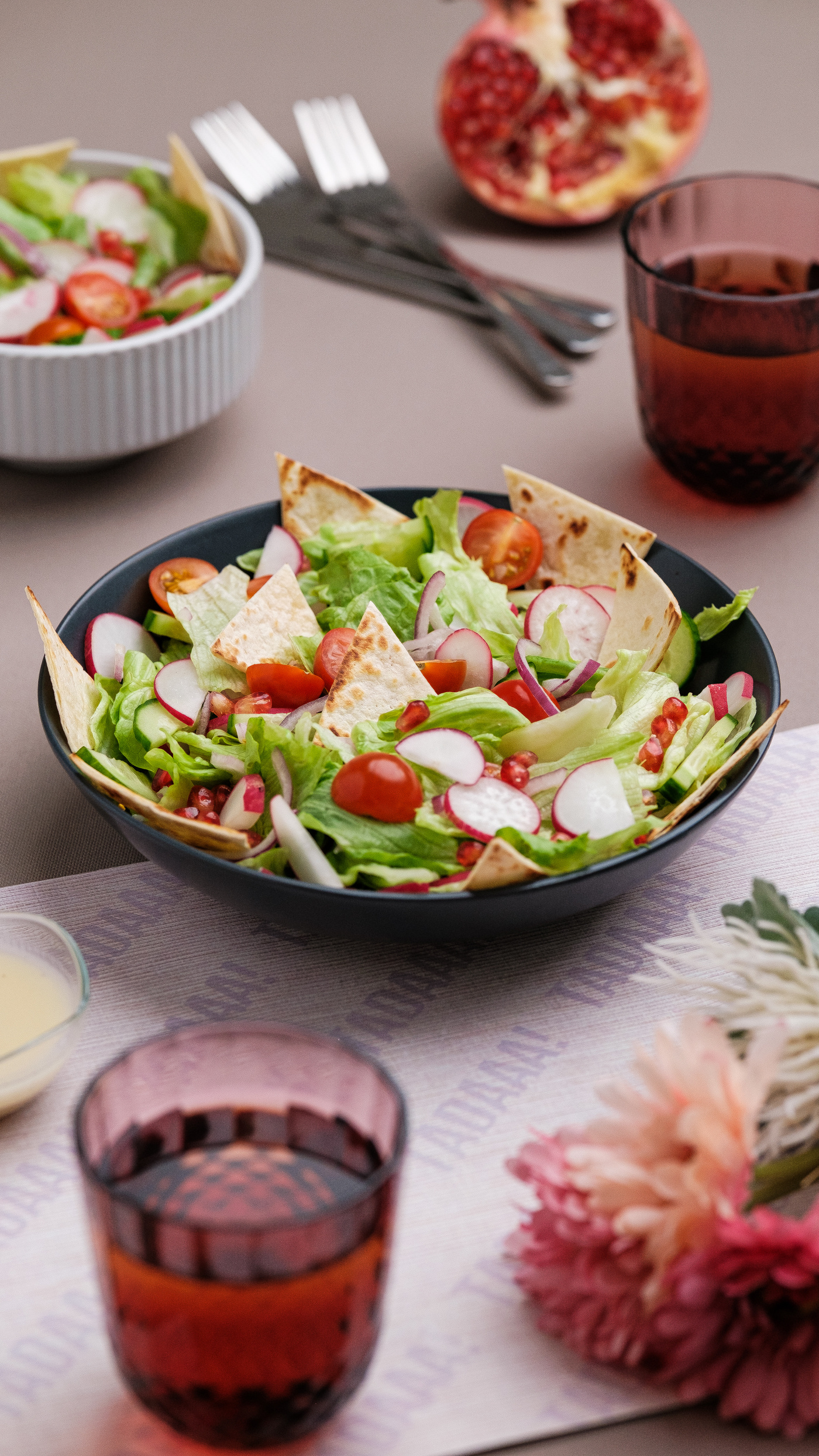 Fattoush Salad Bowl for Sharing