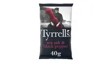 Tyrrell's Sea Salt & Black Pepper Crisps