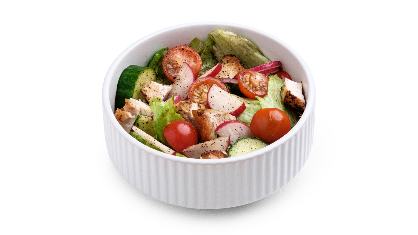 Chicken Fattoush Salad Bowl