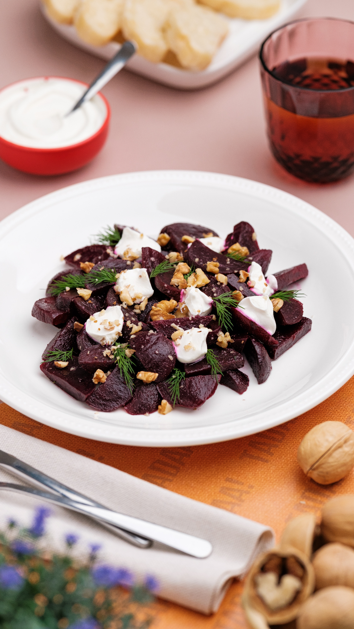 Beetroot & Walnut Salad