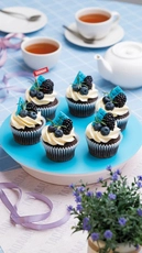 Chocolate & Berry Cupcakes