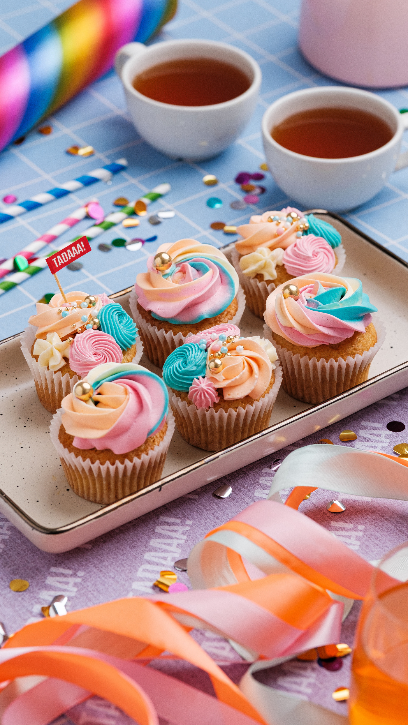 Pastel Unicorn Cupcakes