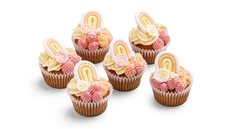 Pastel Rainbow Cupcakes