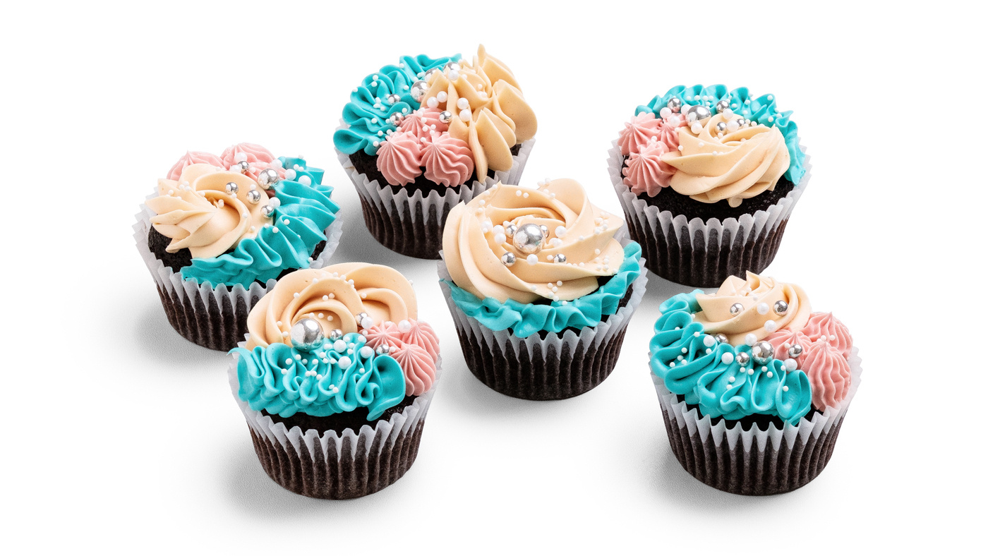 Colourburst Frosted Cupcakes