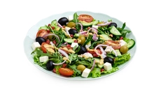 Greek Salad Bowl with Pomegranate