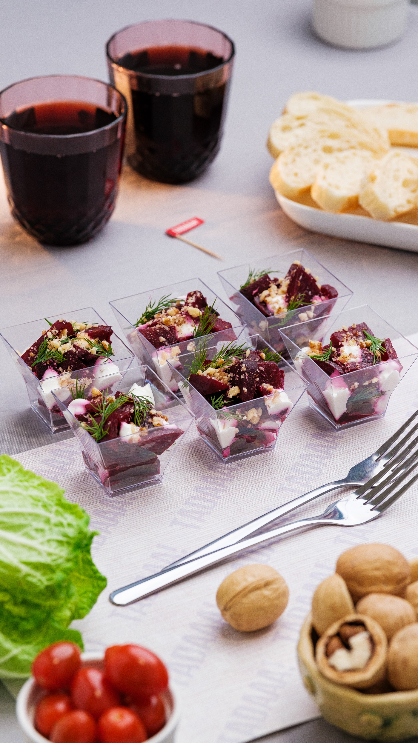 Beetroot & Fennel Salad Cups
