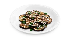 Garlic & Walnut Roasted Aubergine Bowl