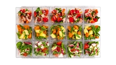 Salmon Teriyaki, Butternut & Feta Salad Cups