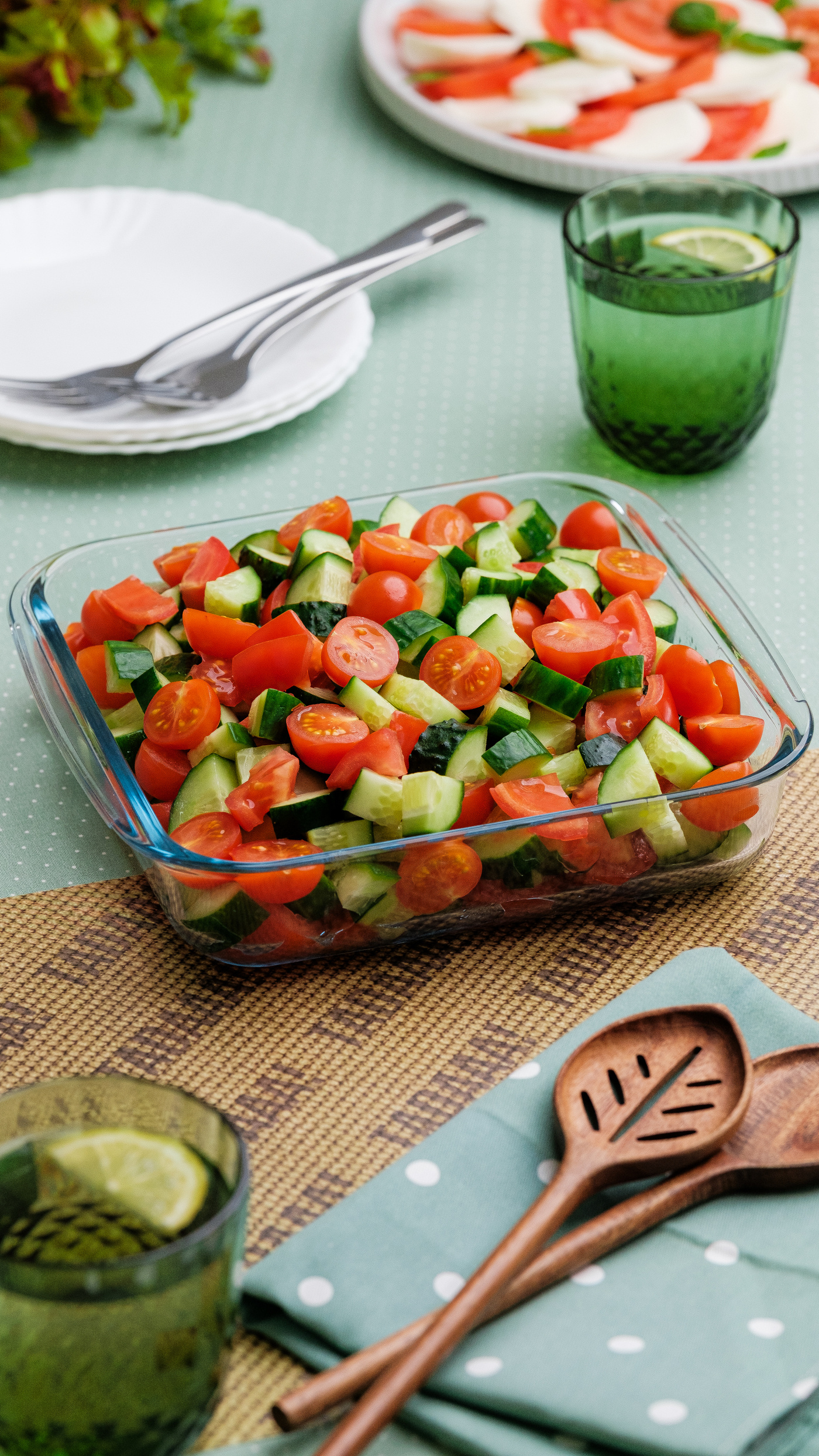 Tomato & Cucumber Salad – Large Bowl