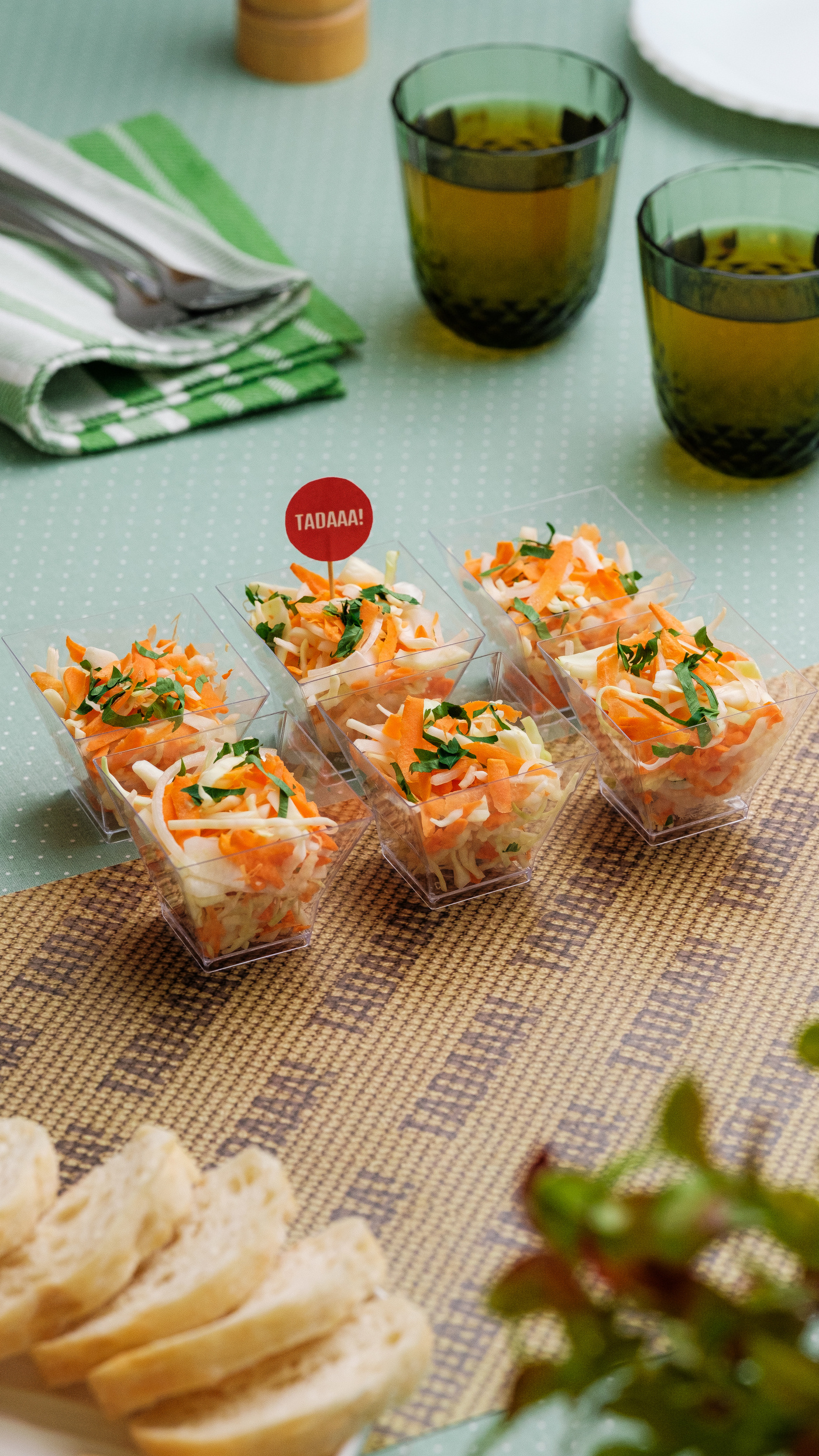 Low Fat Coleslaw Cups