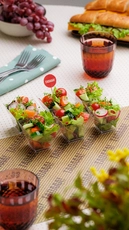 Fresh Garden Salad Cups