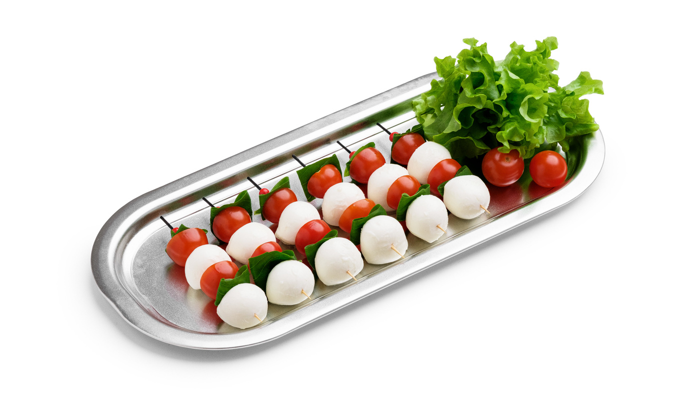 Baby Mozzarella & Tomato Skewers