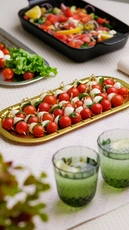 Cherry Tomato, Mozzarella & Basil Bites