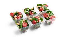Mediterranean Spinach & Chickpea Salad Cups