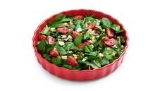 Bright Spinach & Chickpea Salad Bowl