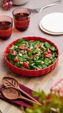 Bright Spinach & Chickpea Salad Bowl
