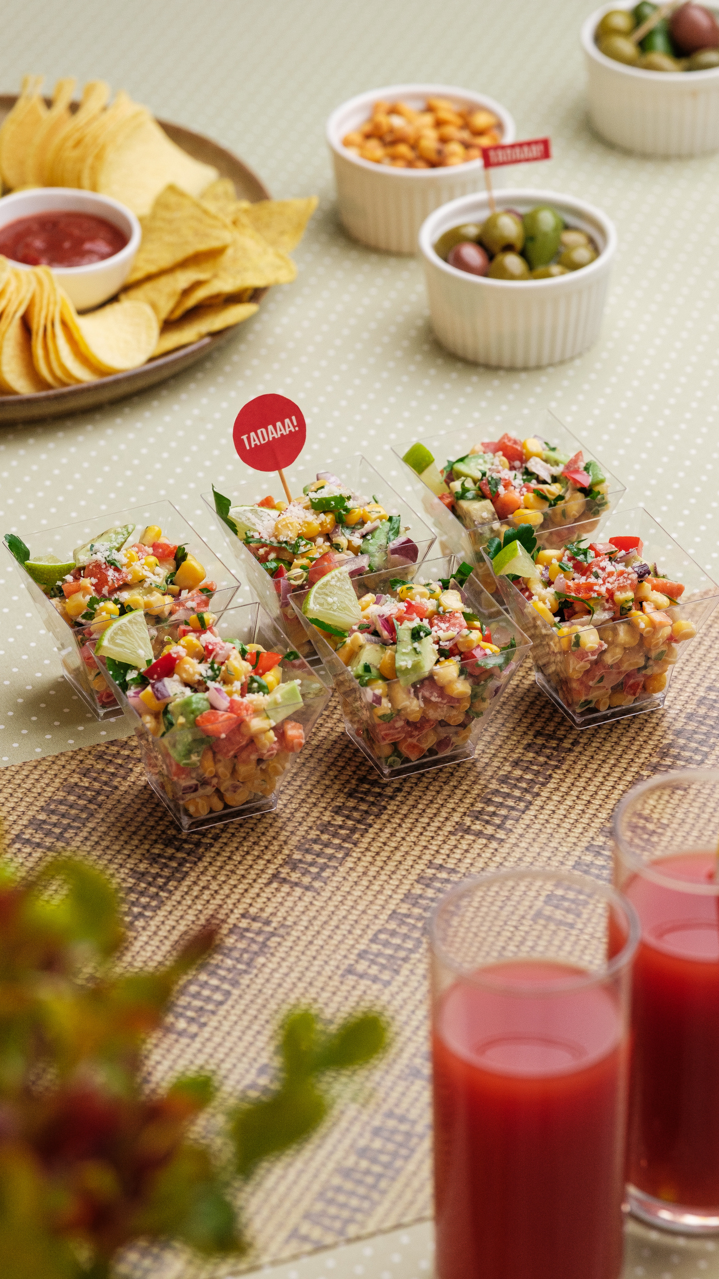Mexican Street Corn Salad Cups