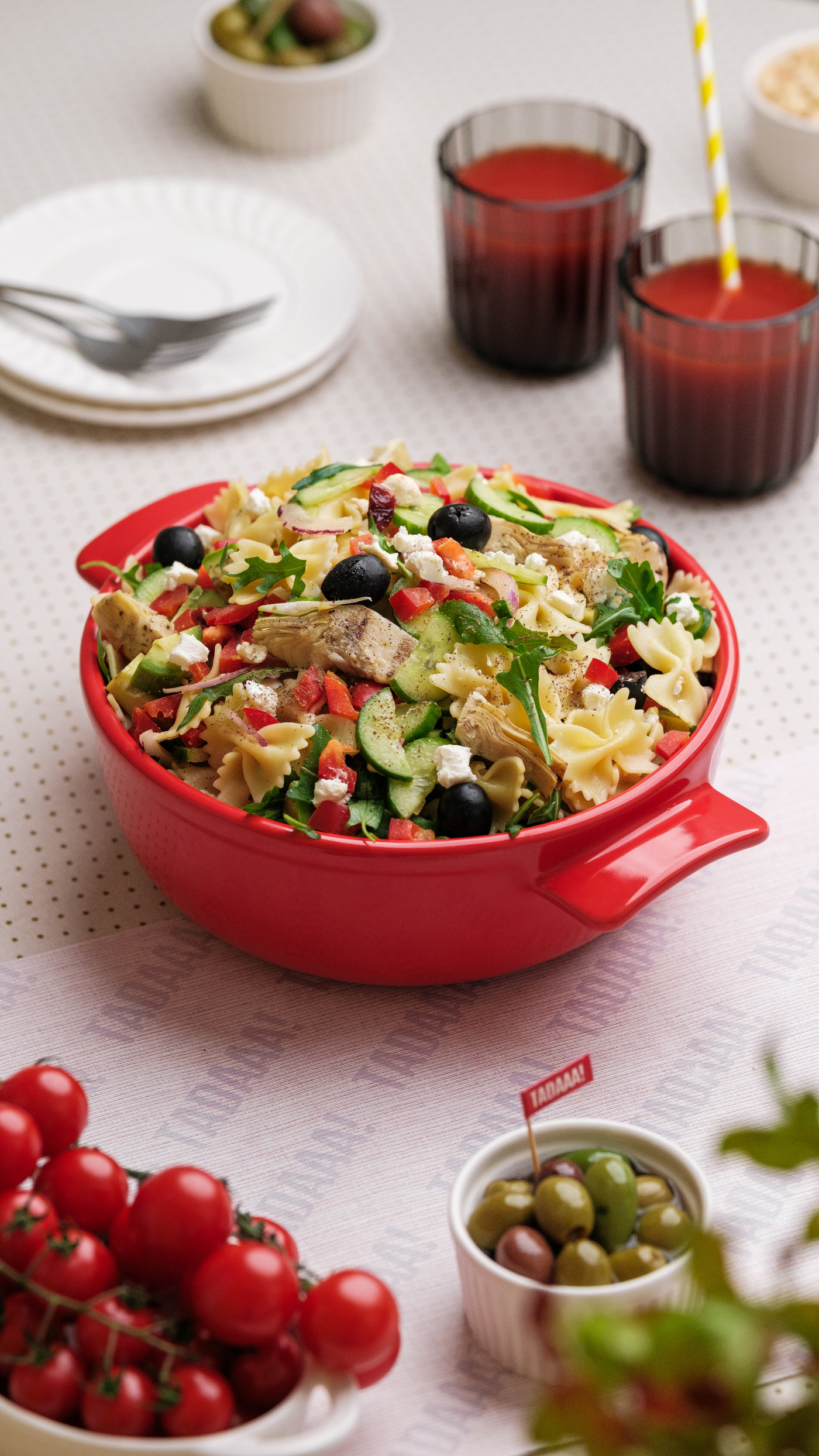 Mediterranean Pasta Sharing Salad